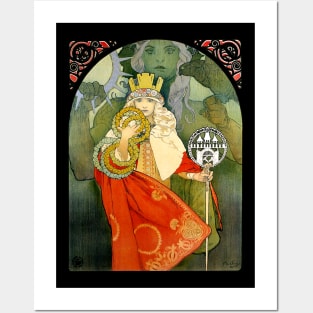 Alphonse Mucha Art Nouveau Fantasy Sokol Festival Vintage Posters and Art